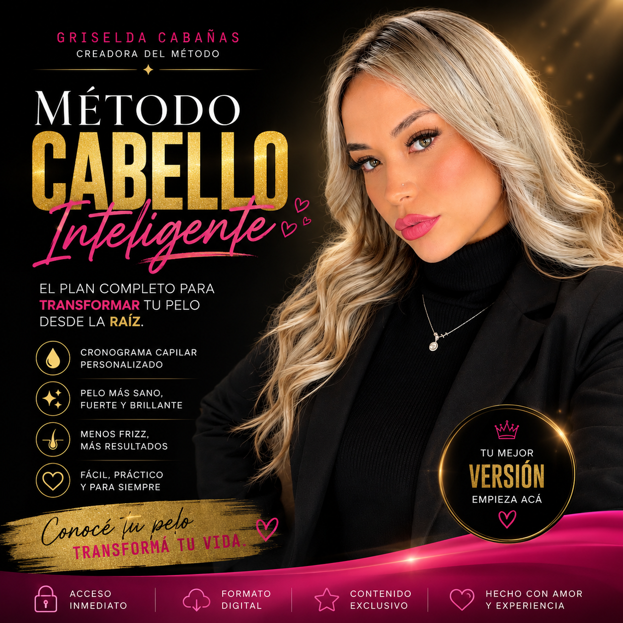 Método Cabello Inteligente/ Guía + 3 Bonos
